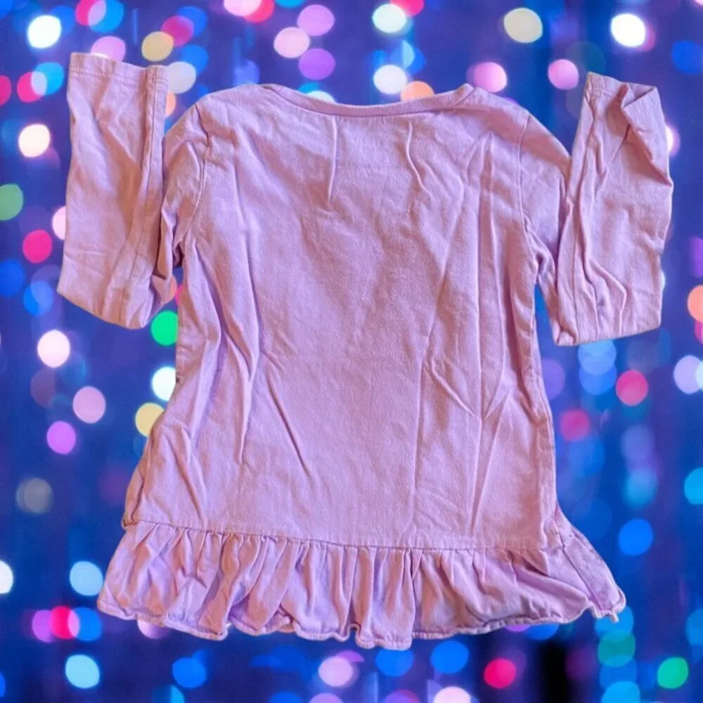 Carter's Floral Unicorn Graphic Tee Long Sleeve